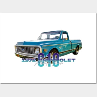 Restored 1972 Chevrolet C10 Pickup Truck Posters and Art